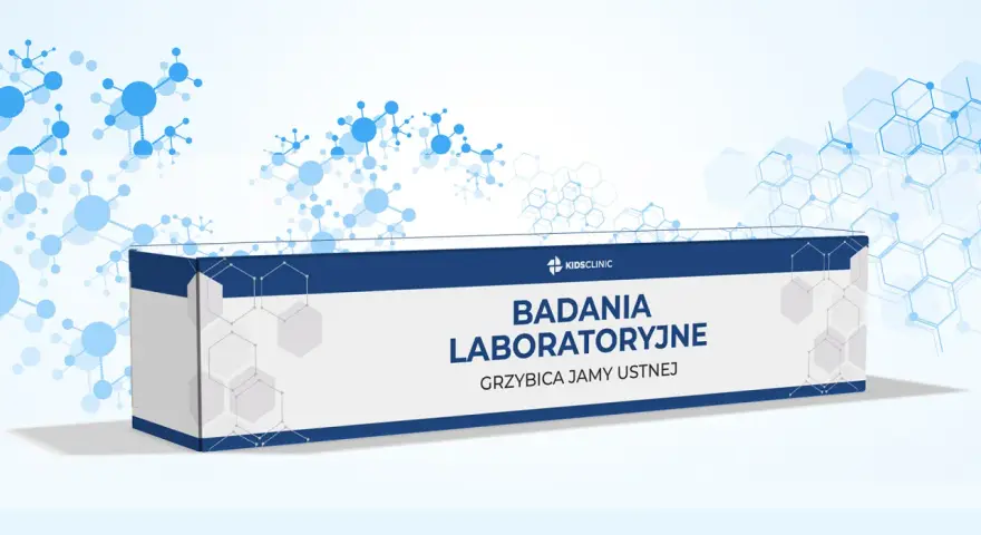 Opakowanie "Badania laboratoryjne grzybica jamy ustnej" - szybkie leki bez recepty na infekcje.